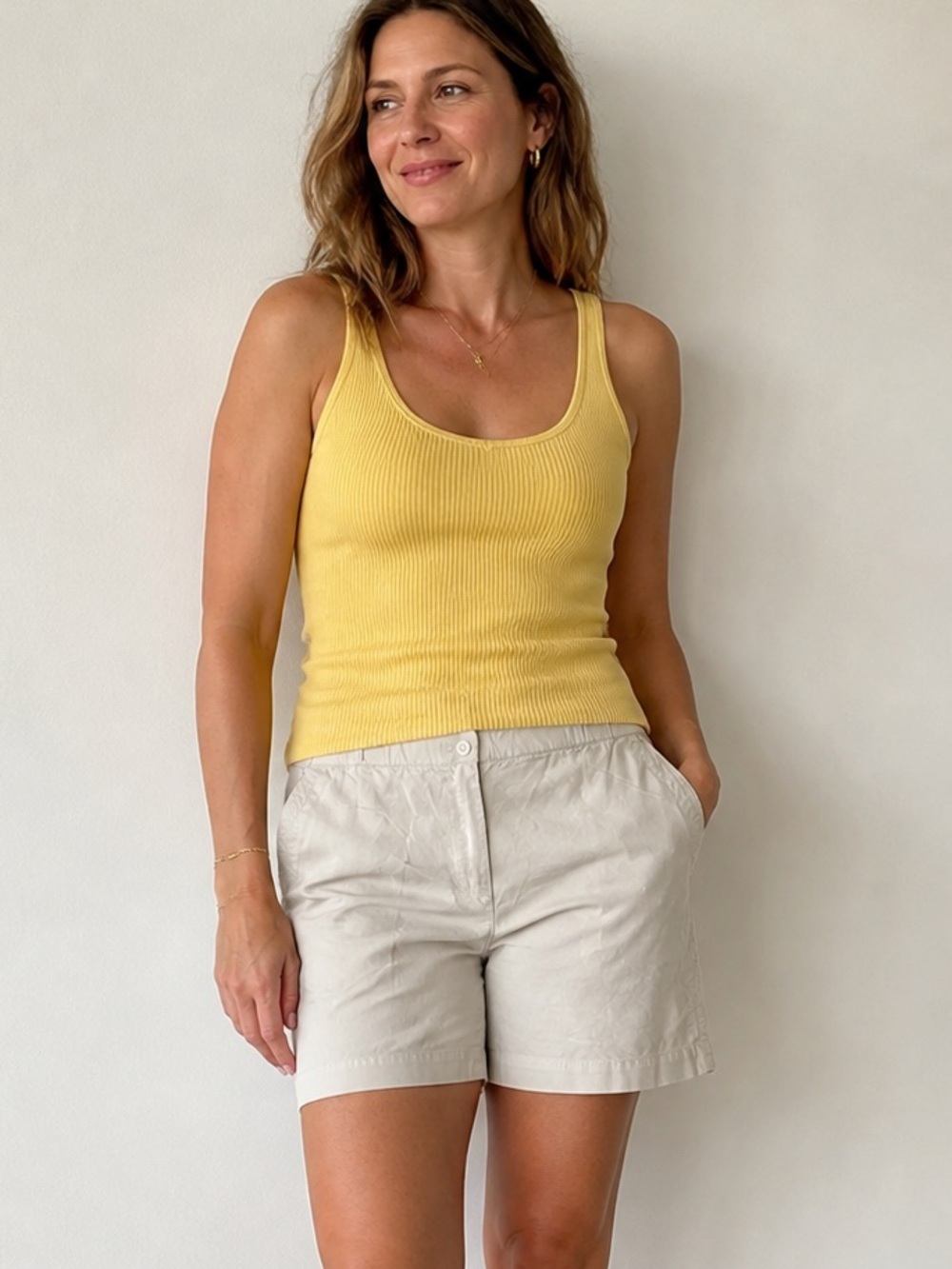 Chico’s Comfort Waist Shorts Classic White Size 3 or XL